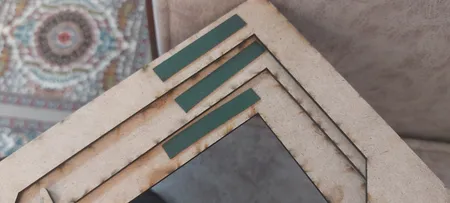 دیوارکوب آماتیس مدل درخت و پرنده مجموعه 3 عددی