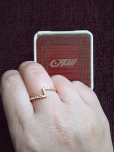 تجریه خرید انگشتر طلا 18 عیار زنانه جواهری سون مدل 2470