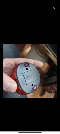 چراغ عقب دوچرخه مدل لیزری