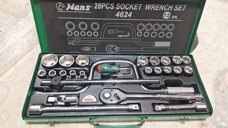 مجموعه 24 عددی آچار بکس هنس مدل 4624-6MT