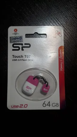 فلش مموری سیلیکون پاور مدل Touch T07 ظرفیت 64 گیگابایت