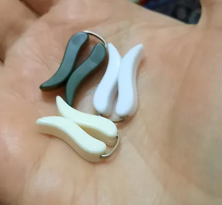 گیره روسری زنانه طرح لاله بسته 3 عددی