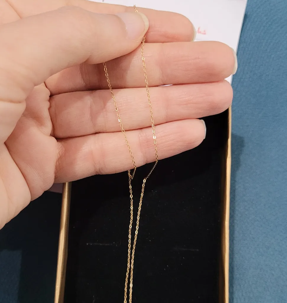زنجیر طلا 18 عیار زنانه وی وی گلد گالری مدل زنجیر‌ 2014