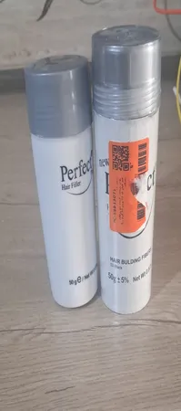 پودر پرپشت کننده مو پرفکت هیر فیلر کد 02 وزن 50 گرم رنگ مشکی