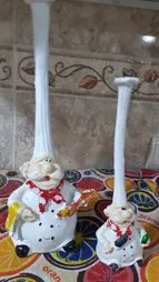 مجسمه طرح آشپز کلاه بلند کد AL-020020058 مجموعه 4 عددی