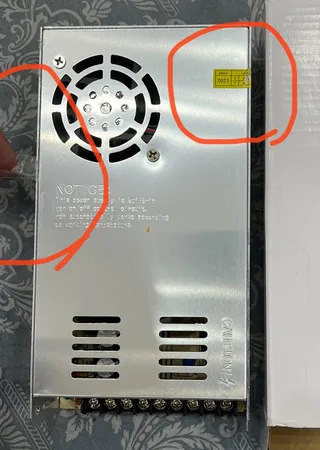 آداپتور سوئیچینگ 48 ولت 10 آمپر کد s-480-48