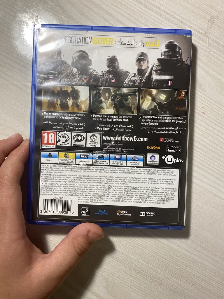 بازی Tom Clancy's Rainbow Six Siege مخصوص PS4