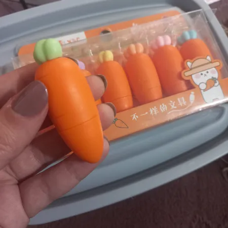 ماژیک علامت گذار مدل هویج کد 809 بسته 6 عددی