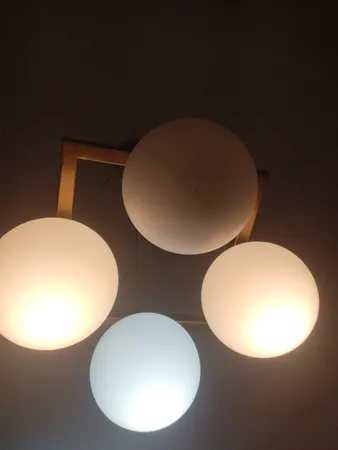 لوستر چهار شعله چشمه نور کد AB1252/4-WT