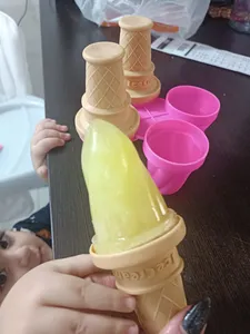 تجریه خرید قالب بستنی مدل بستنی قیفی مجموعه 4 عددی