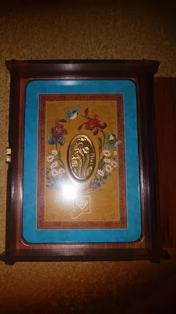 شمش طلا 24 عیار طلای محمد مدل گل زنبق zap