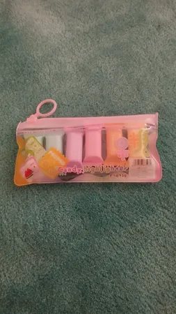 ماژیک علامت گذار مدل فانتزی طرح شکلات بالشتی بسته 6 عددی