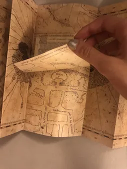 اسباب بازی زینتی مدل نقشه غارتگر هری پاتر کد VT1