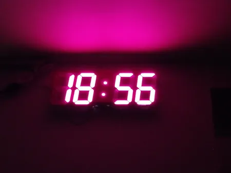 ساعت دیواری و رومیزی مدل X Segment Clock