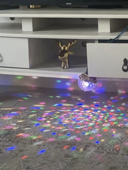 رقص نور مدل گردان کد FULL ROTATING LAMP E27