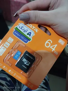 تجریه خرید کارت حافظه microSDXC ای دیتا مدل Premier کلاس 10 استاندارد UHS-I V10 A1سرعت 100MBps ظرفیت 64 گیگابایت به همراه آداپتور