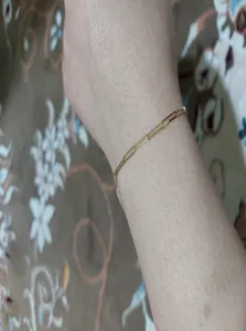 تجریه خرید دستبند زنجیری طلا کم اجرت 18 عیار زنانه ماوی گالری مدل مدبر