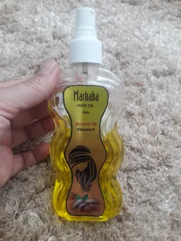 روغن مو ضد ریزش و تقویت کننده مرحبا مدل Almond Oil حجم 175 میلی لیتر