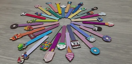 نشانگر کتاب مدل فانتزی مجموعه 33 عددی