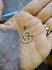 تجریه خرید آویز گردنبند نقره زنانه جی تی ای مدل قلب