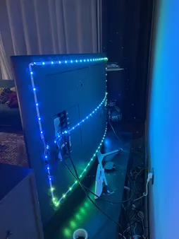 ریسه ال ای دی مدل RGB IC Strip Light طول 5 متر