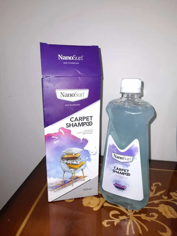 شامپو فرش و مبل نانو سان مدل YR_18EF حجم 500 میلی لیتر