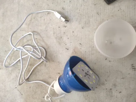 چراغ قوه آویز مدل USB-OTG