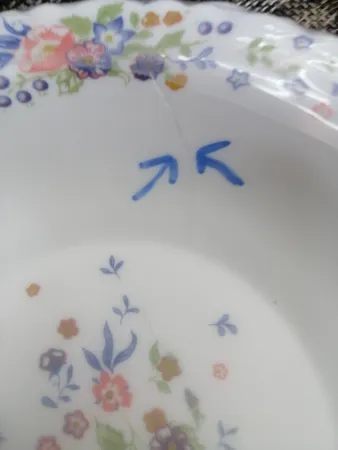 بشقاب خورش خوری مدل ویکتوریا بسته 6 عددی