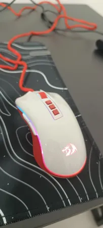 ماوس ردراگون مدل Redragon COBRA Red White M711C