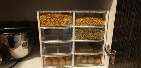 ست جای حبوبات 8 پارچه مدل ستایش