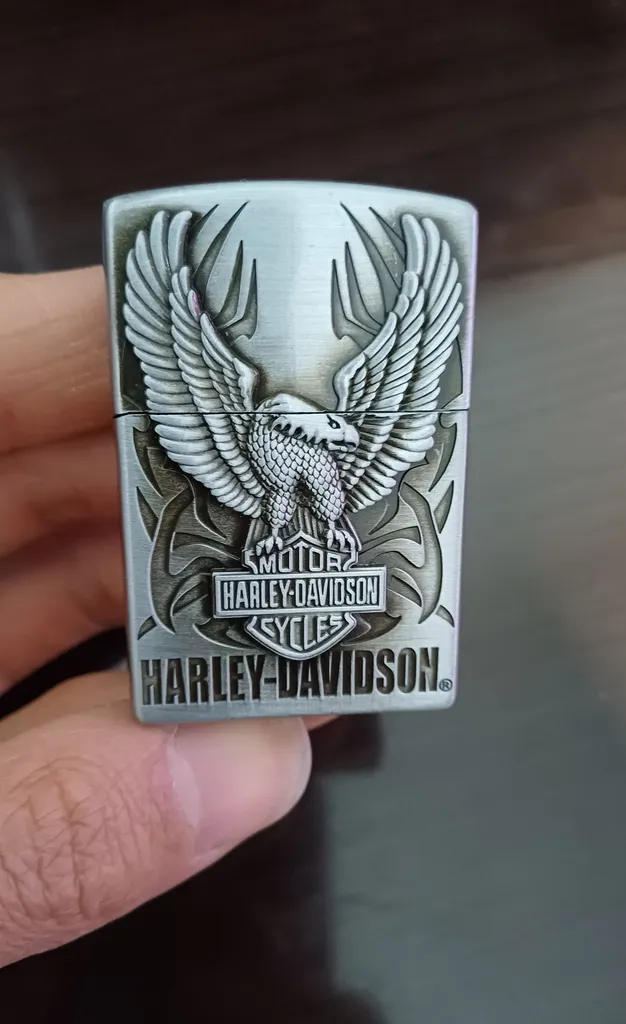 فندک مدل هارلی دیویدسون طرح عقاب کد DKD-653