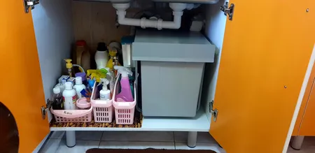 سطل زباله کابینتی مدل کلاسیک گنجایش 50 لیتر