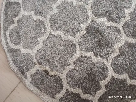 فرش ماشینی ساوین کد 4045 زمینه طوسی