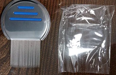 شانه ضد شپش لیندا نیت مدل تمام استیل پاک کننده تخم شپش