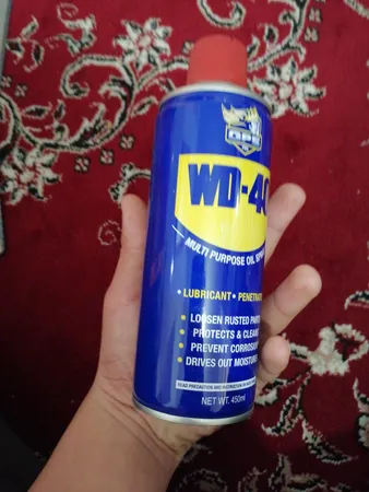 اسپری روان کننده و زنگ بر جی پی اس گل پخش مدل WD-40 حجم 450 میلی لیتر بسته 2 عددی