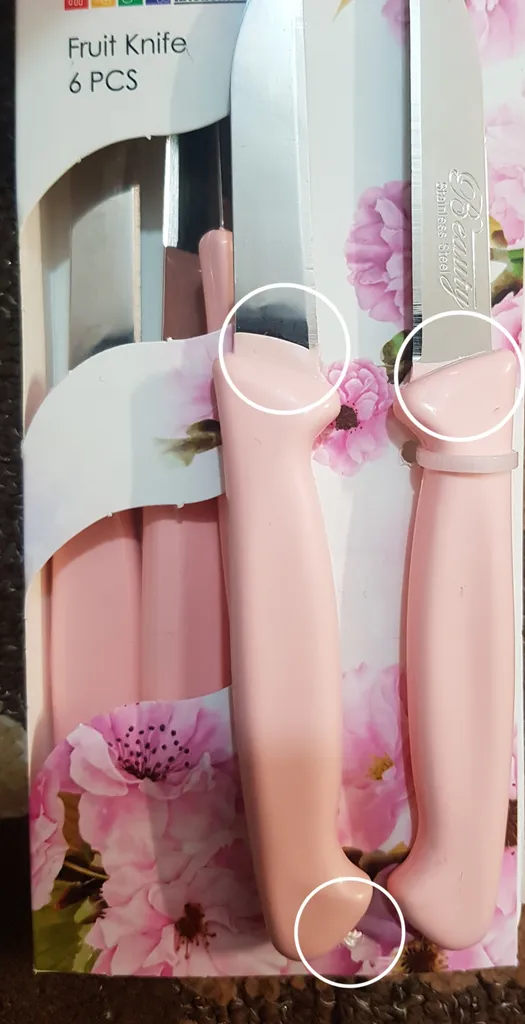 کارد میوه خوری بیوتی مدل B001 بسته 6 عددی