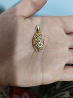 آویز گردنبند طلا 18 عیار زنانه طلای مستجابی مدل آوا کد 6759