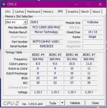 رم لپ تاپ میکرون مدل 1600 DDR3L PC3L 12800S MHz ظرفیت 8 گیگابایت