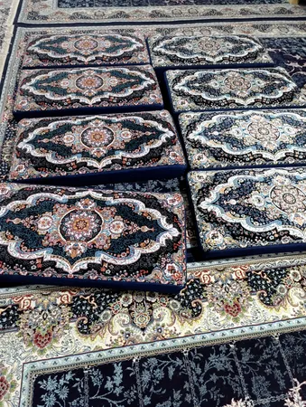 پشتی طرح ارکیده بسته 2 عددی