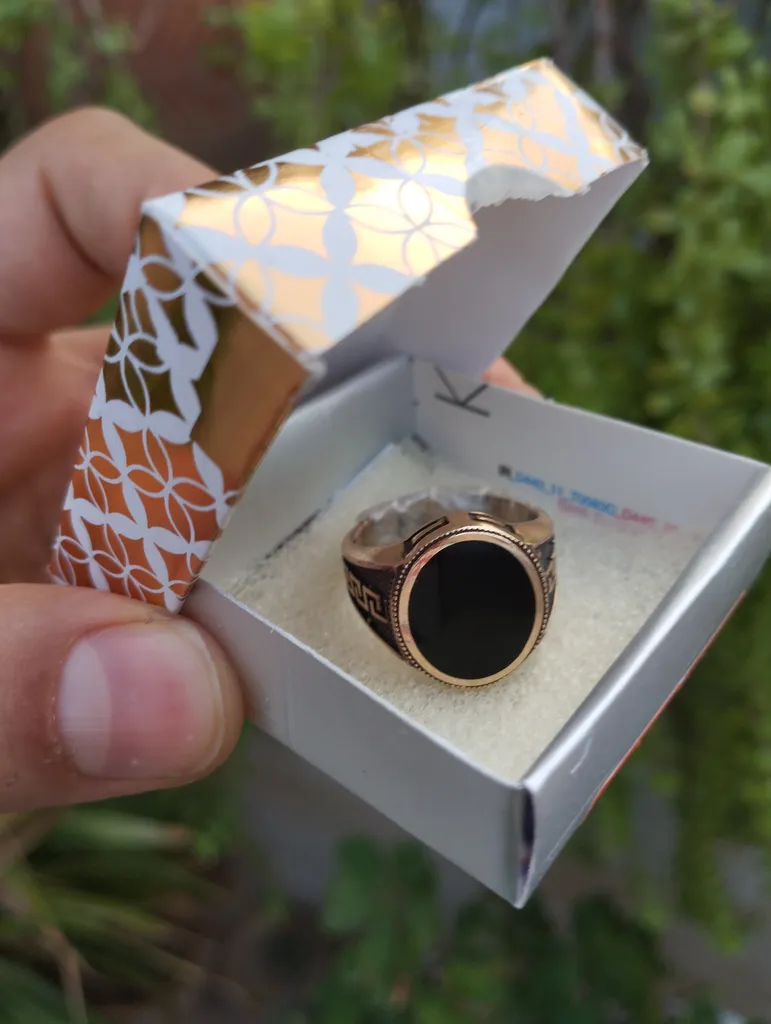 انگشتر مردانه کد b102