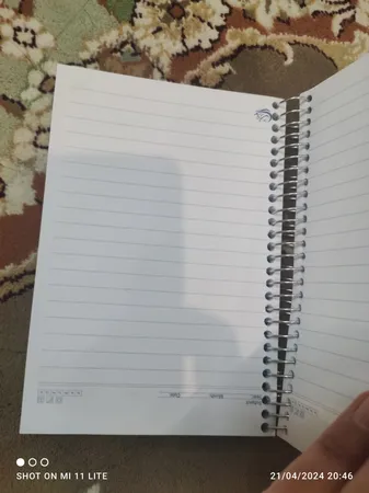 دفترچه یادداشت 200 برگ مدل رنگین کمان