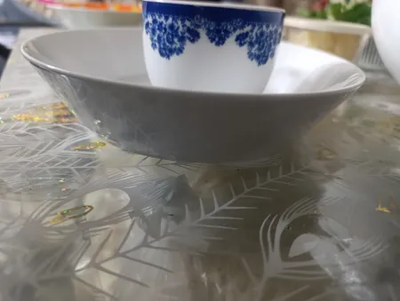 بشقاب خورش خوری زی مدل فرم اس 19 سفید درجه 3 بسته شش عددی