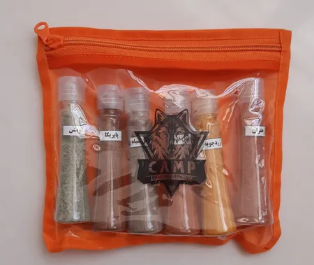 نظم دهنده سفری مدل جا ادویه کمپ مجموعه 6 عددی