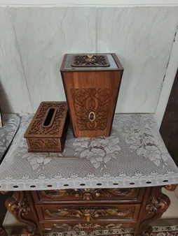 ست سطل و جا دستمال کد ay102