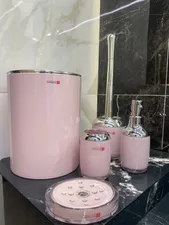 تجریه خرید ست سرویس بهداشتی پلاستیک 5 پارچه کنتراست مدل رزا