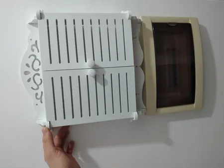 شلف دیواری مدل پوشاننده جعبه فیوز خطی