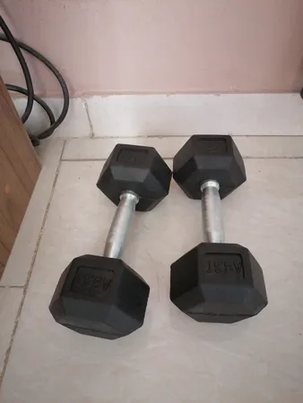 دمبل رکورد مدل N11 وزن 5 کیلوگرم بسته 2 عددی