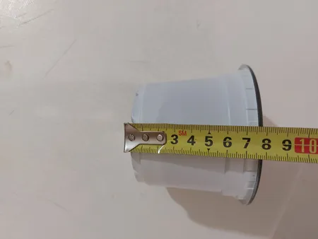 مجموعه 10عددی گلدان ژله ای سایز 10 ارتفاع 9 سانتی متر