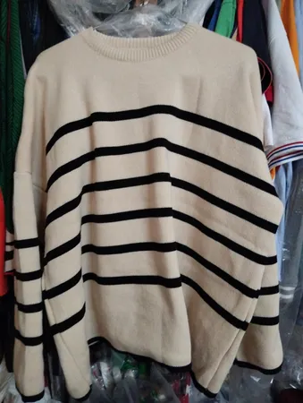 پلیور زنانه مدل راه راه 1