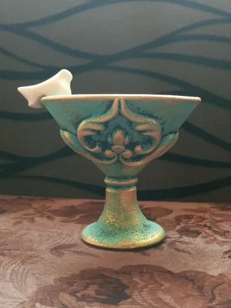 جاشمعی طرح جام و پرنده